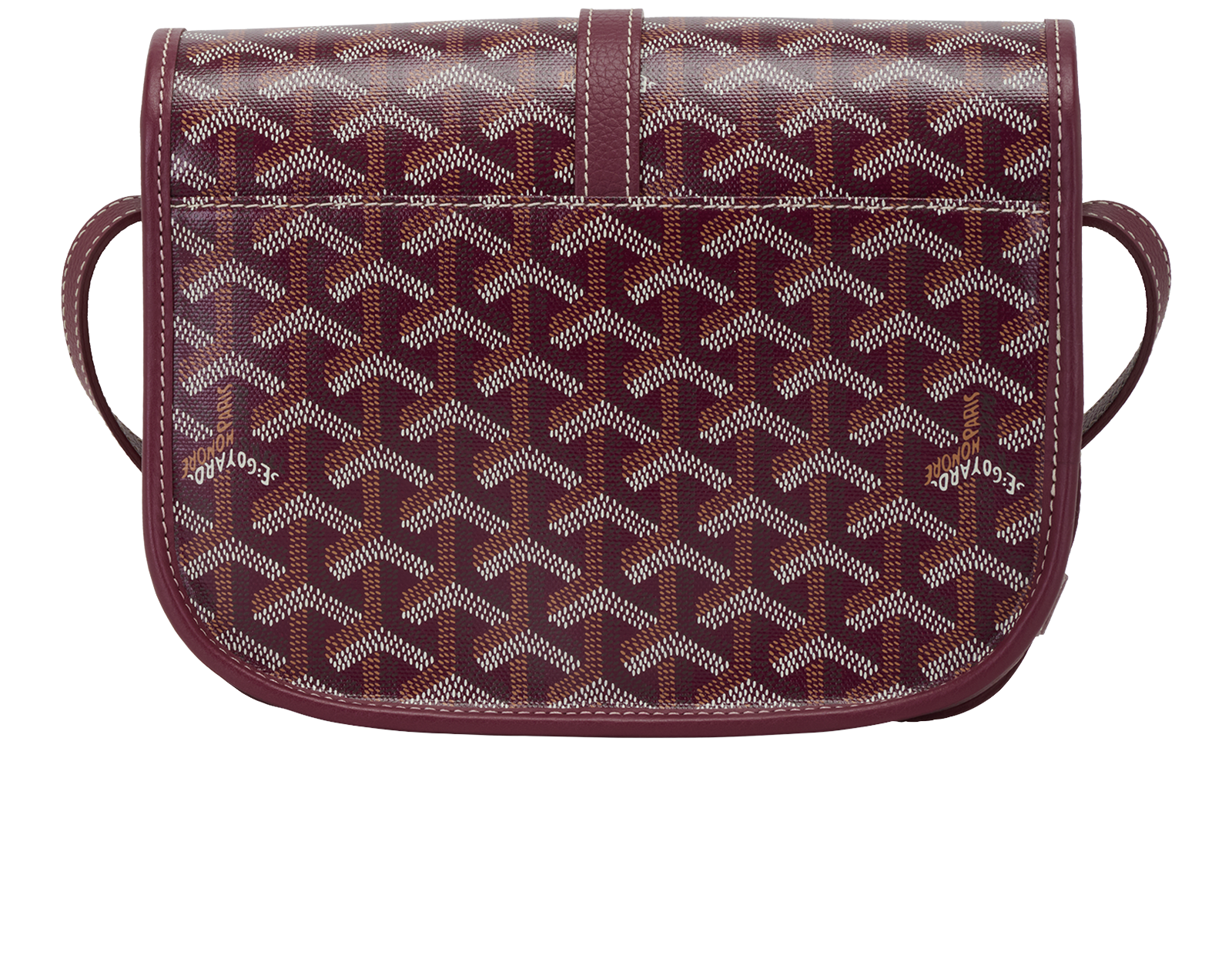 Belvedere II PM Messenger, &pound;1,500, Handbags, Burgundy, Coated Canvas, Back view